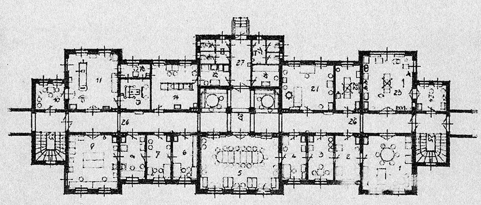 Das Behandlungsgebäude